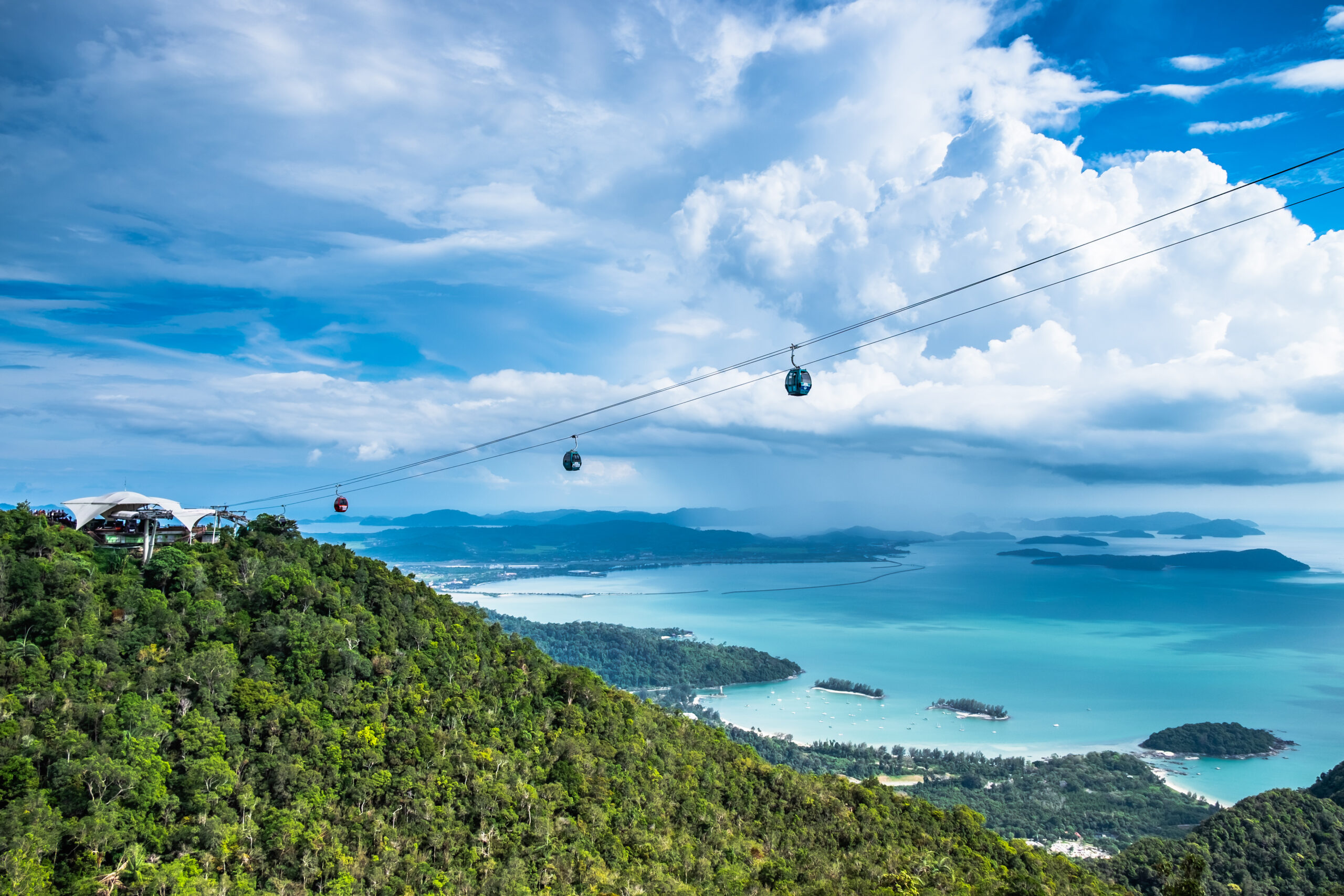 Cable car in Langkawi, Malaysia