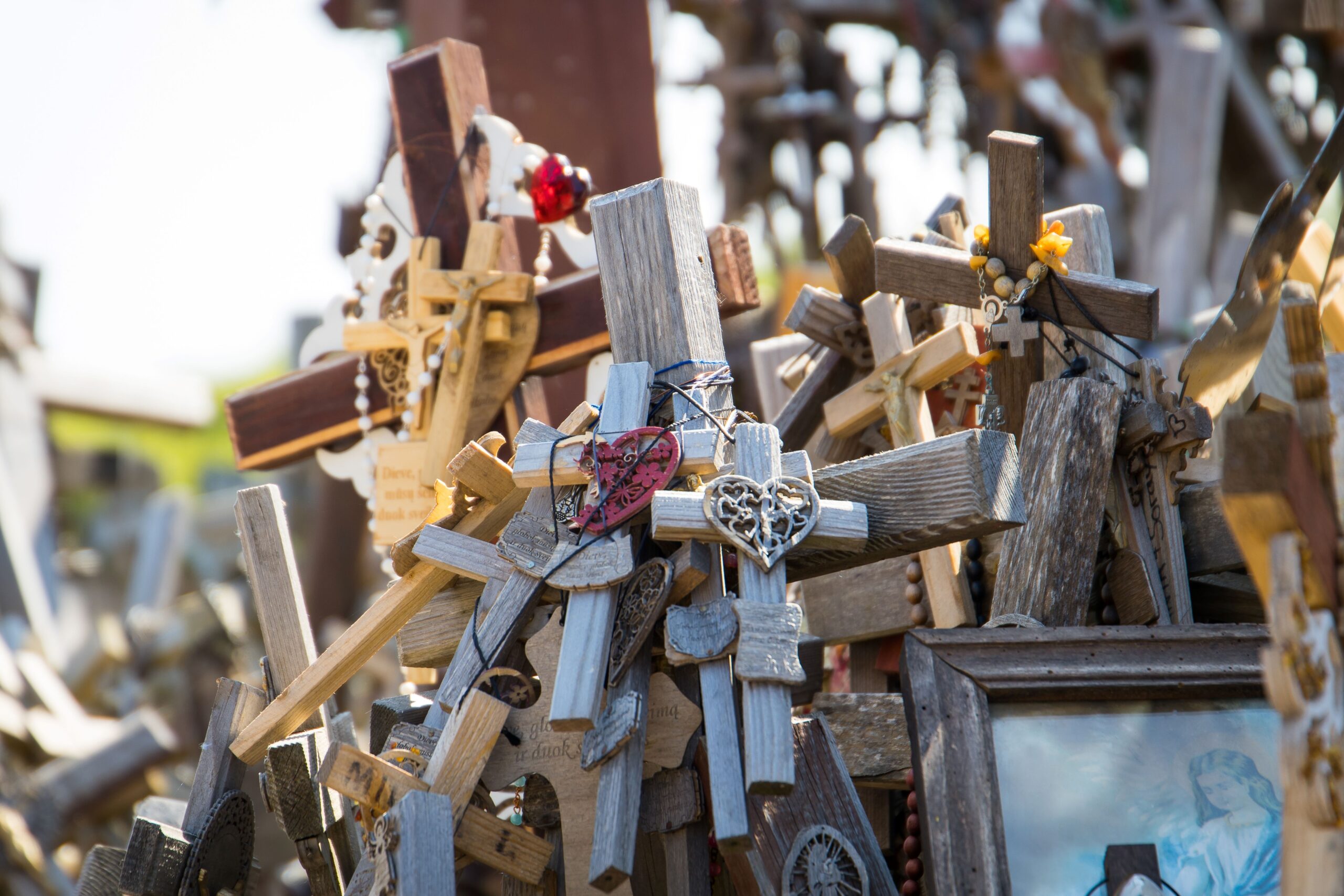 Hill of Crosses in Šiauliai, Lithuania
