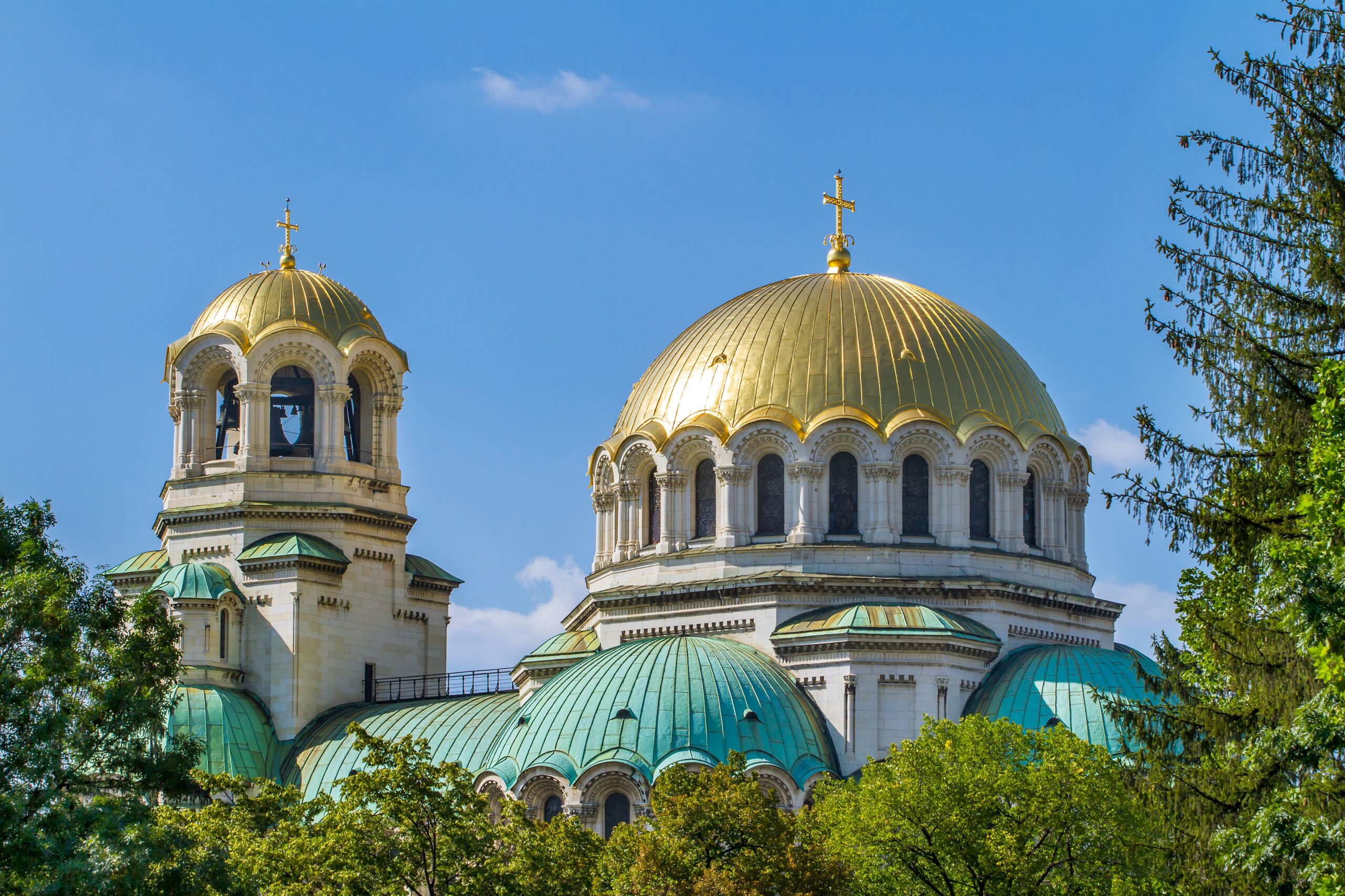 The St. Alexander Nevsky Cathedral in Sofia, Bulgaria