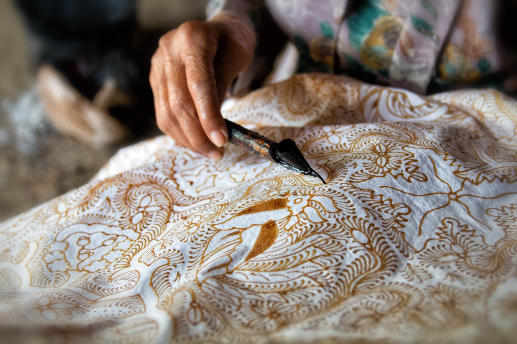 Batik-Kunsthandwerk in Indonesien