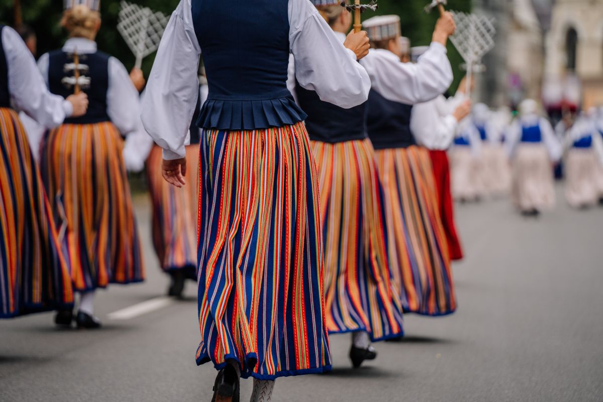 Folk festival costumes in Latvia, Latvia