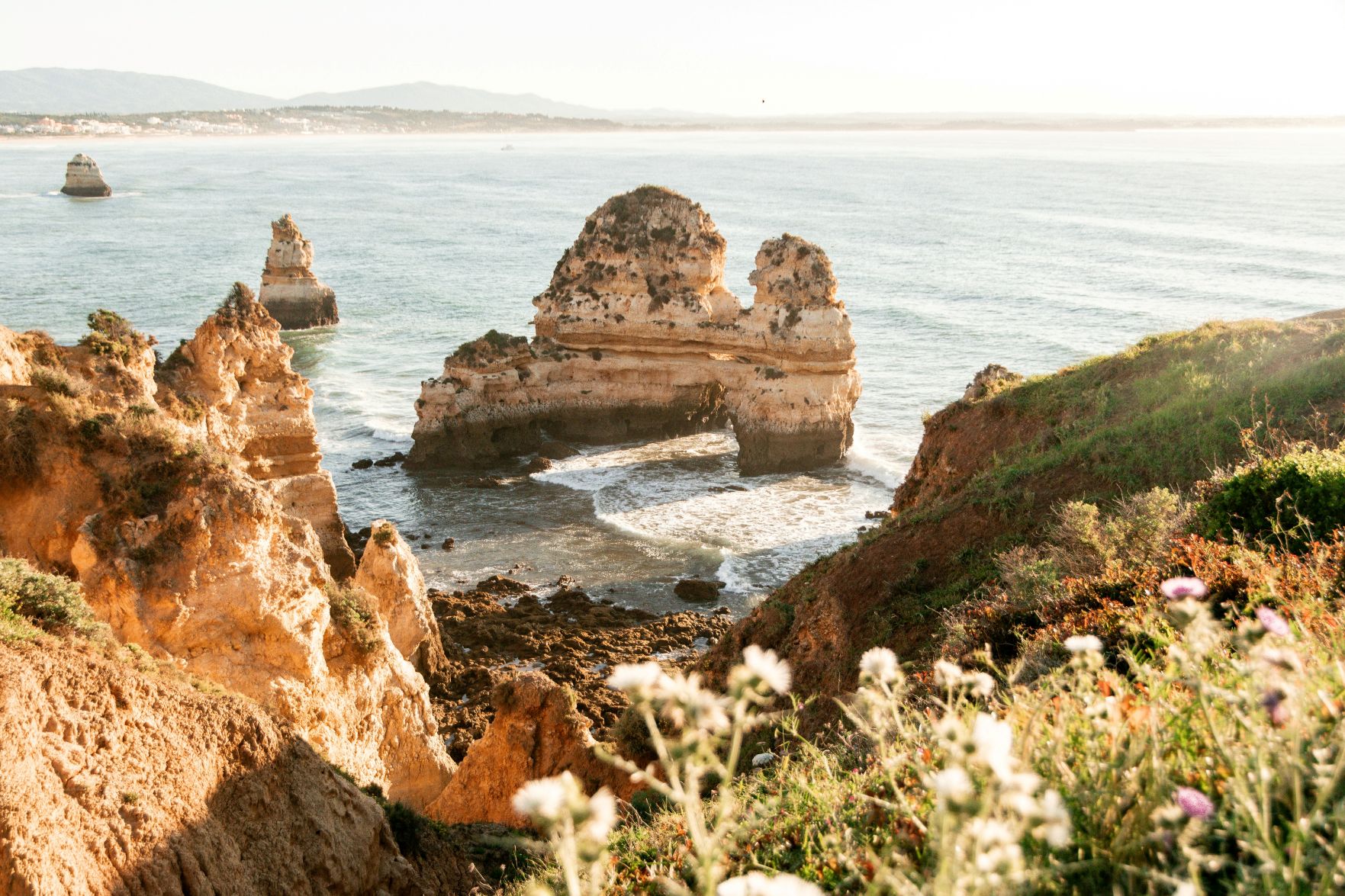 Rugged coastline in Portugal's Algarve