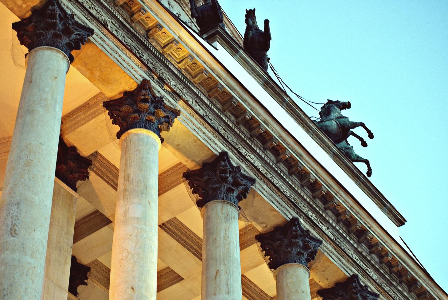 Architecture of the Grand Theatre National Opera in Warsaw, Poland