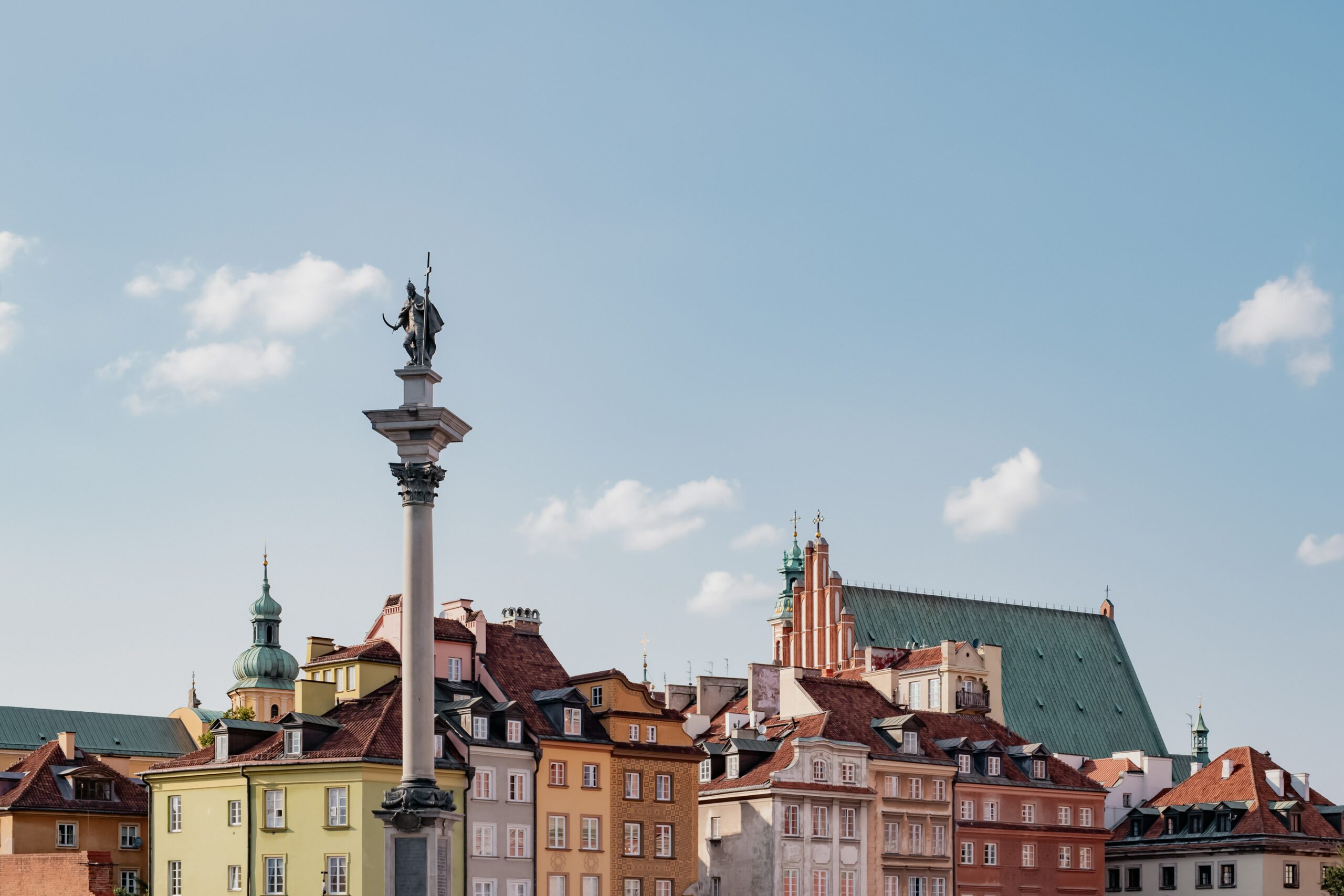 Rooftops of Warsaw's old town