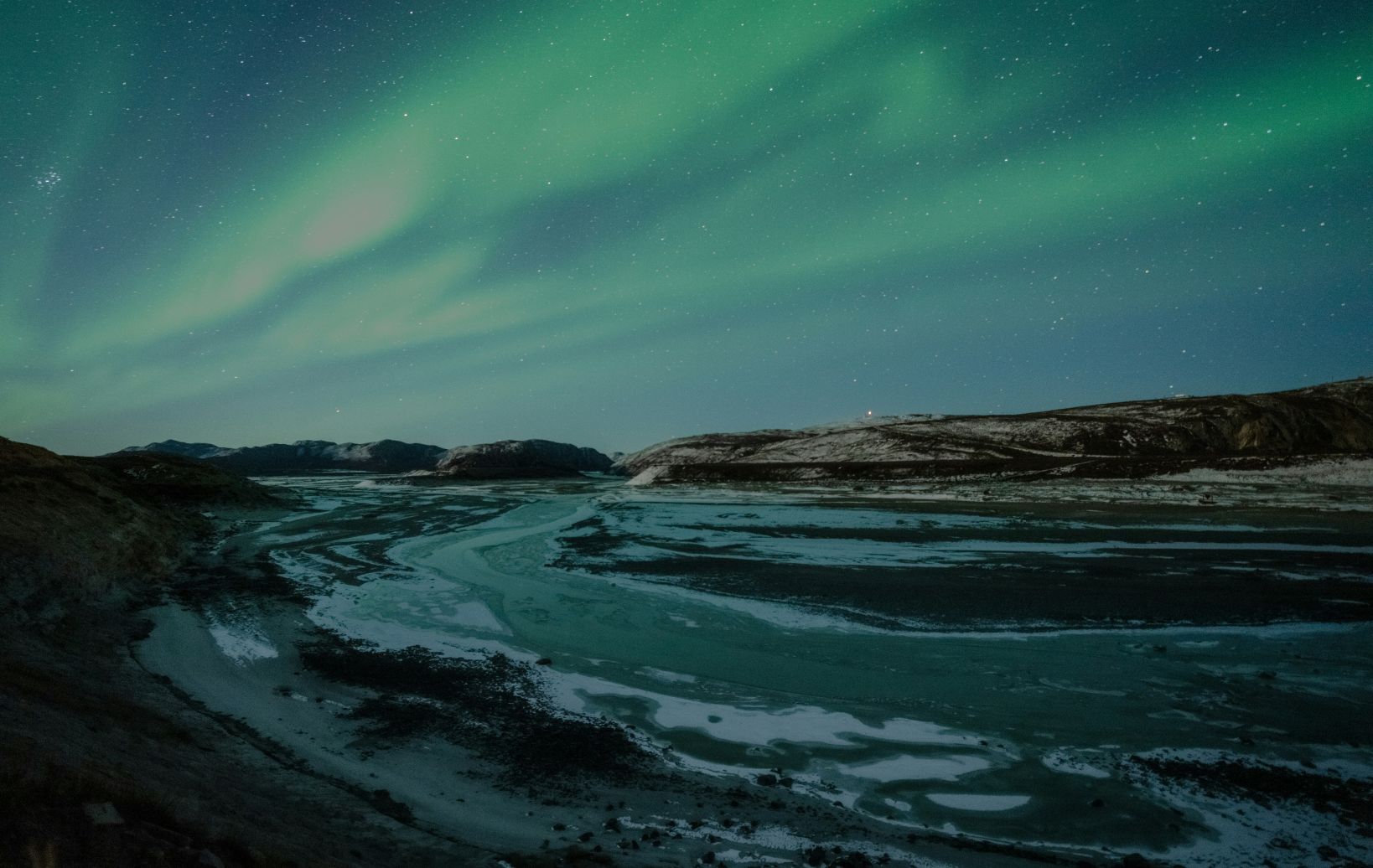 Northern lights in Kangerlussuaq, Greenland