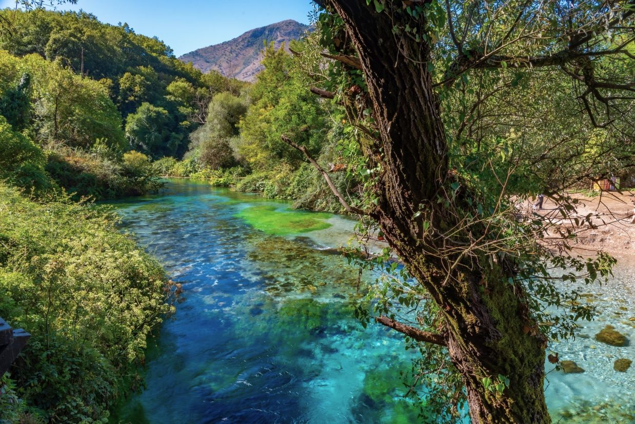Unique things to do in Albania: touring the Sarandë Blue Eye spring