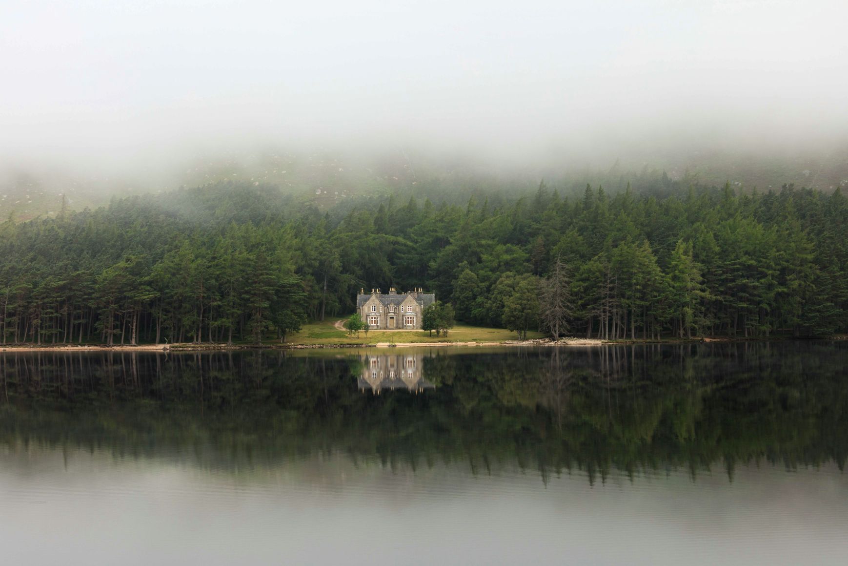 Loch Muick near Braemar in the Scottish Highlands