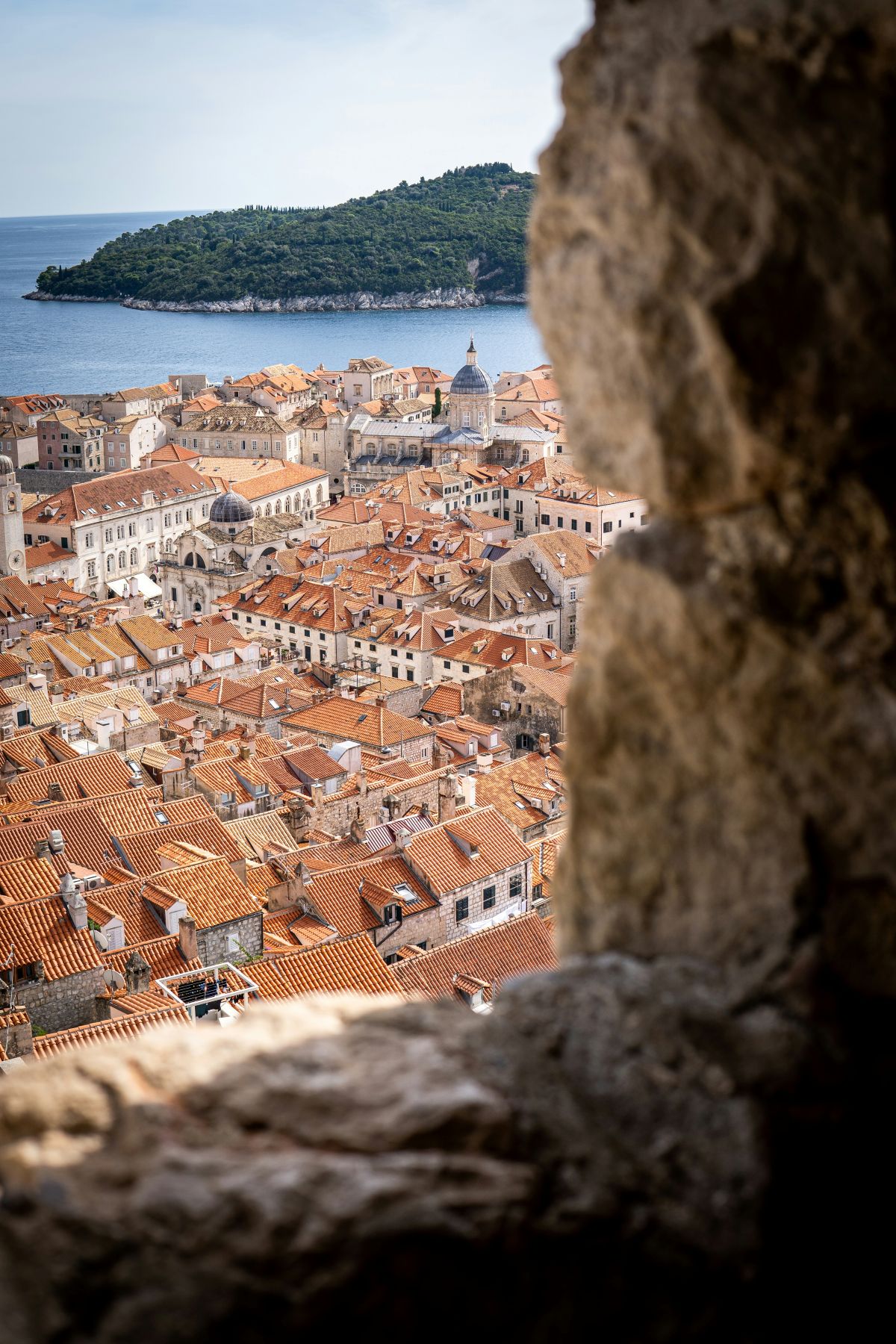The best places to visit in Croatia: Dubrovnik's cityscape from above