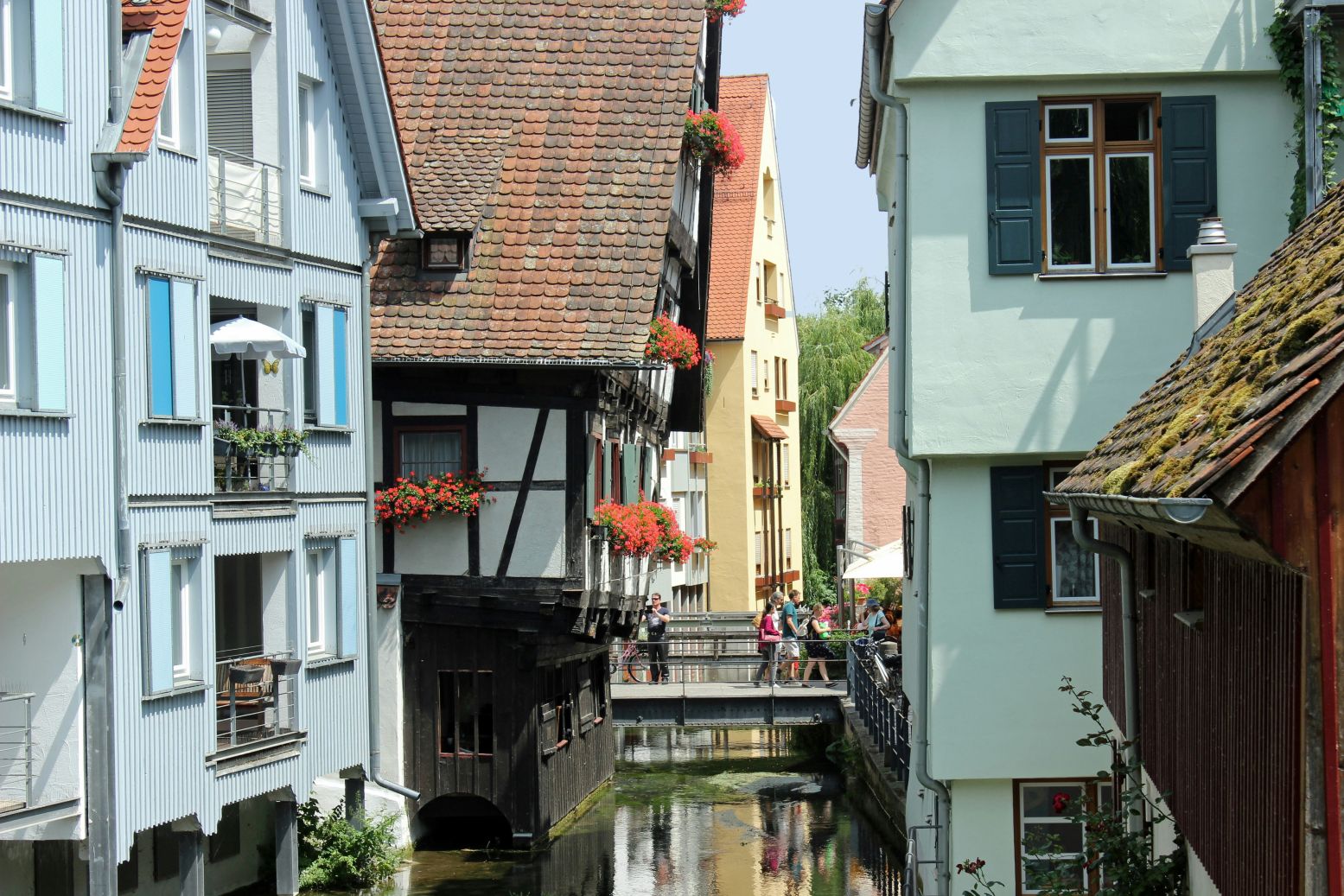 Close-up of traditional buildings in Appenzell