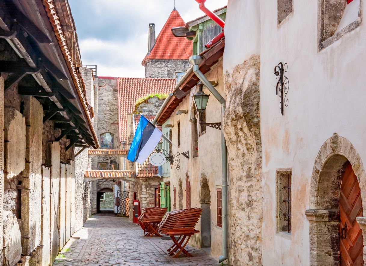 Things to do in Estonia: visit St Catherine's Passage in Tallinn's old town