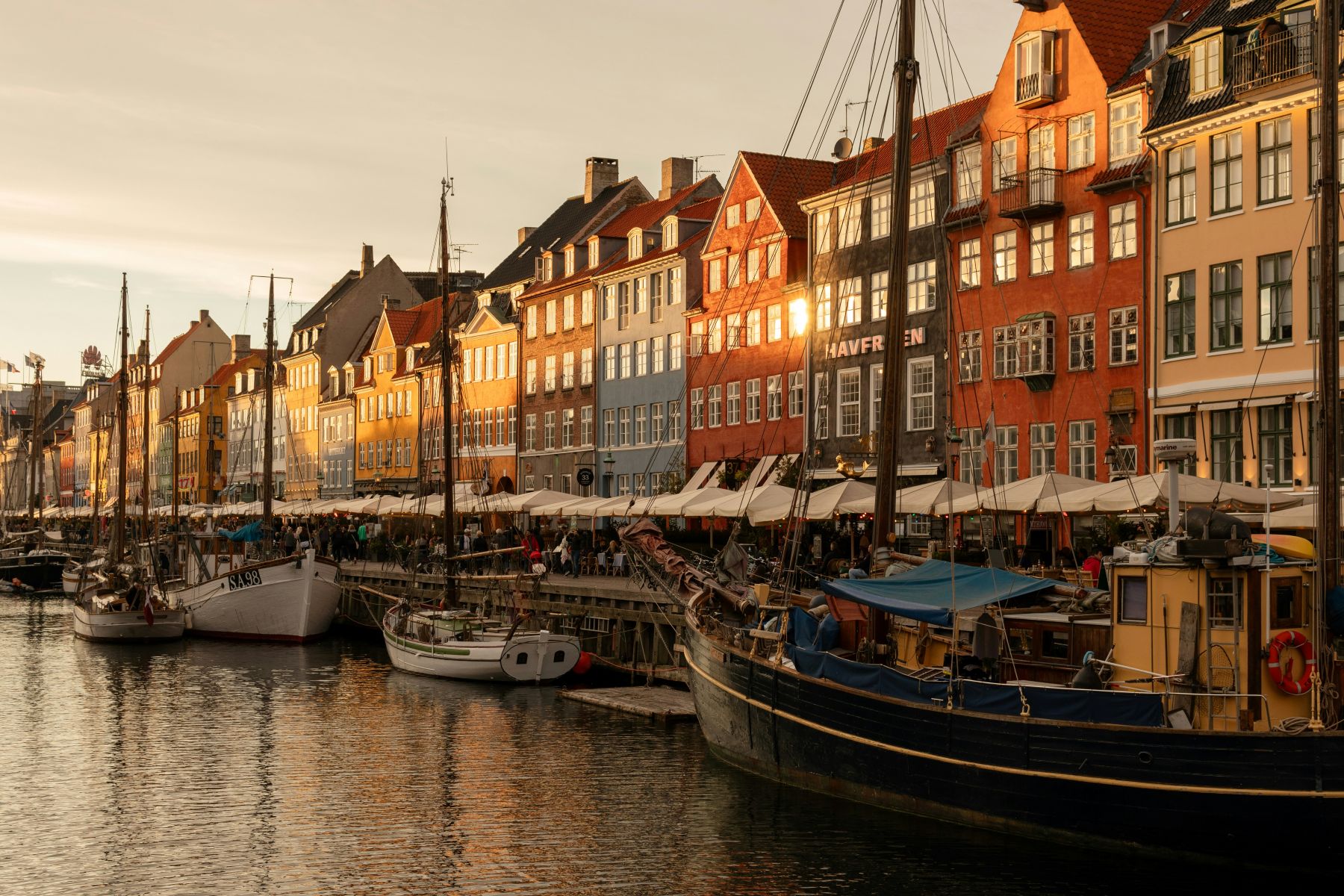 Spending a while in Copenhagen's Nyhaven is one of the best things to do in Denmark