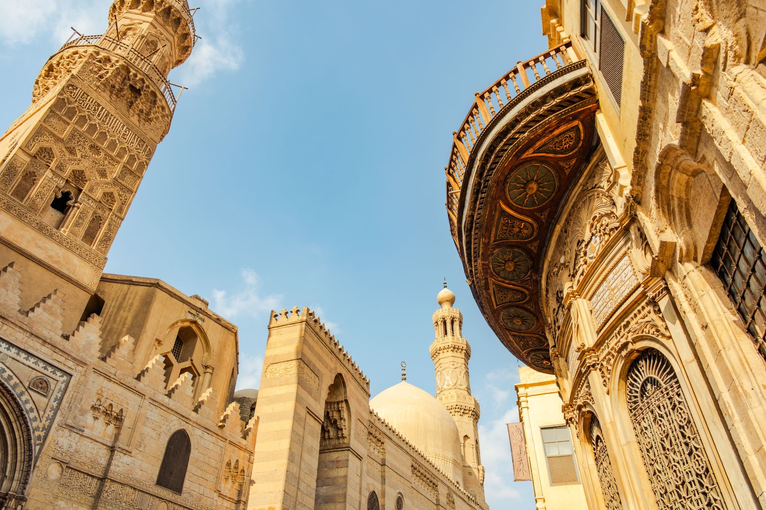 Unique things to do in Cairo Egypt: Qalawun Complex, a significant cultural landmark on Al-Muizz Street