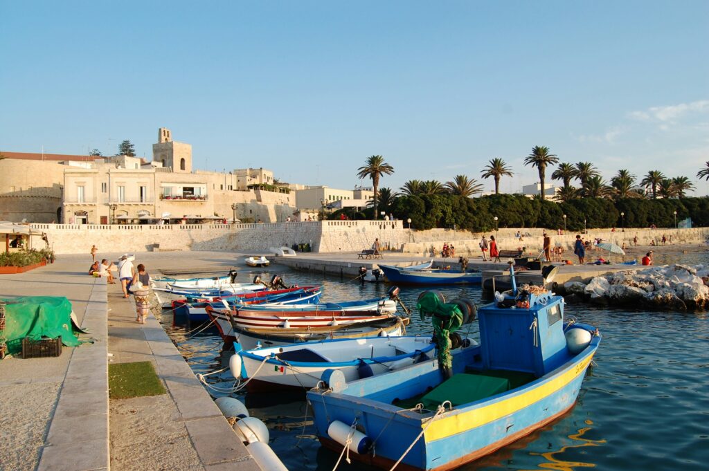 Hafen in Otranto, Lecce, Italien
